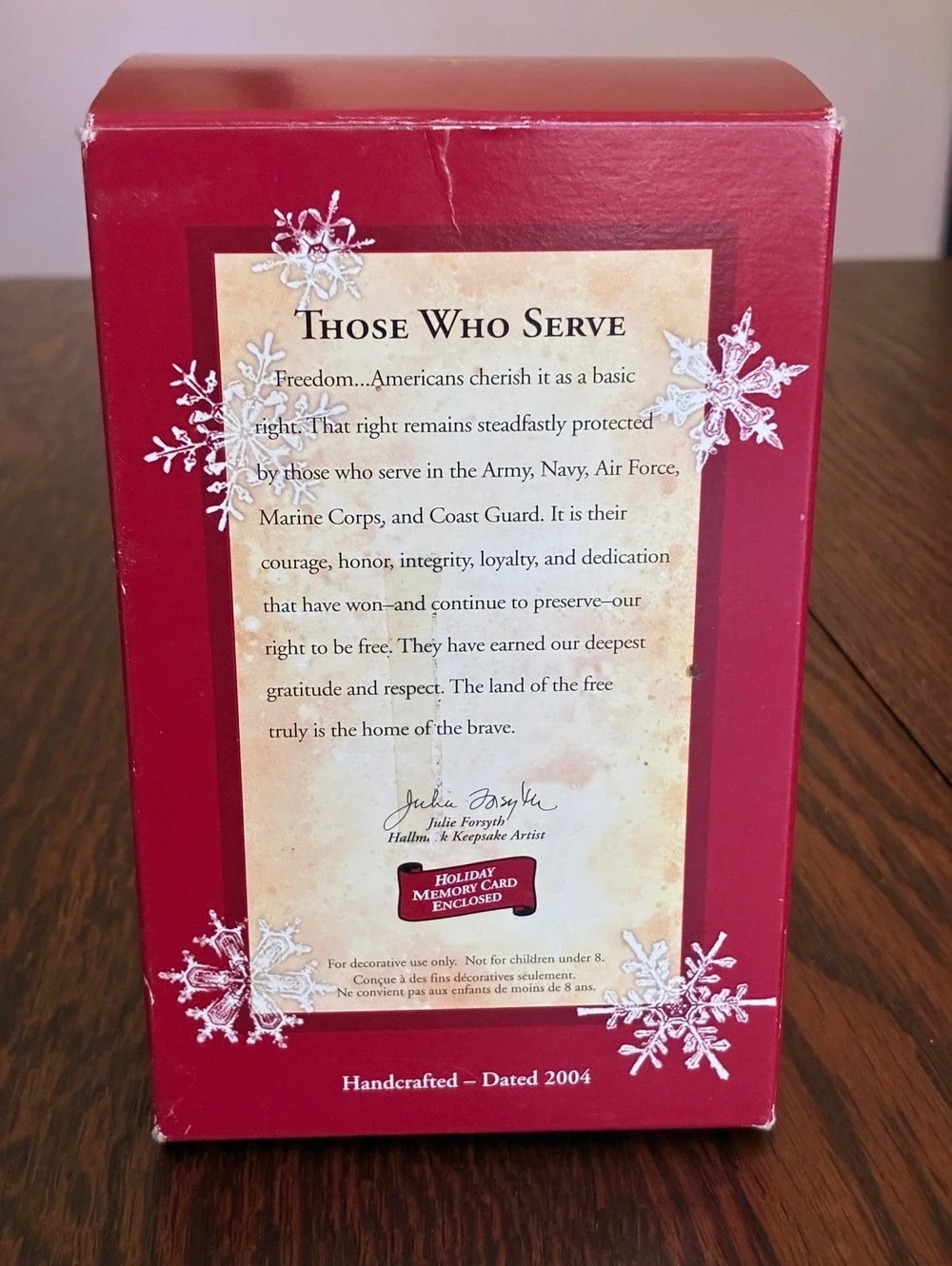 Hallmark this keepsake